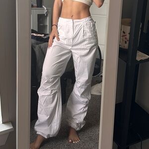 bershka parachute pants